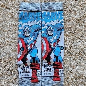 Stance Marvel Captain America socks, nwot, lg